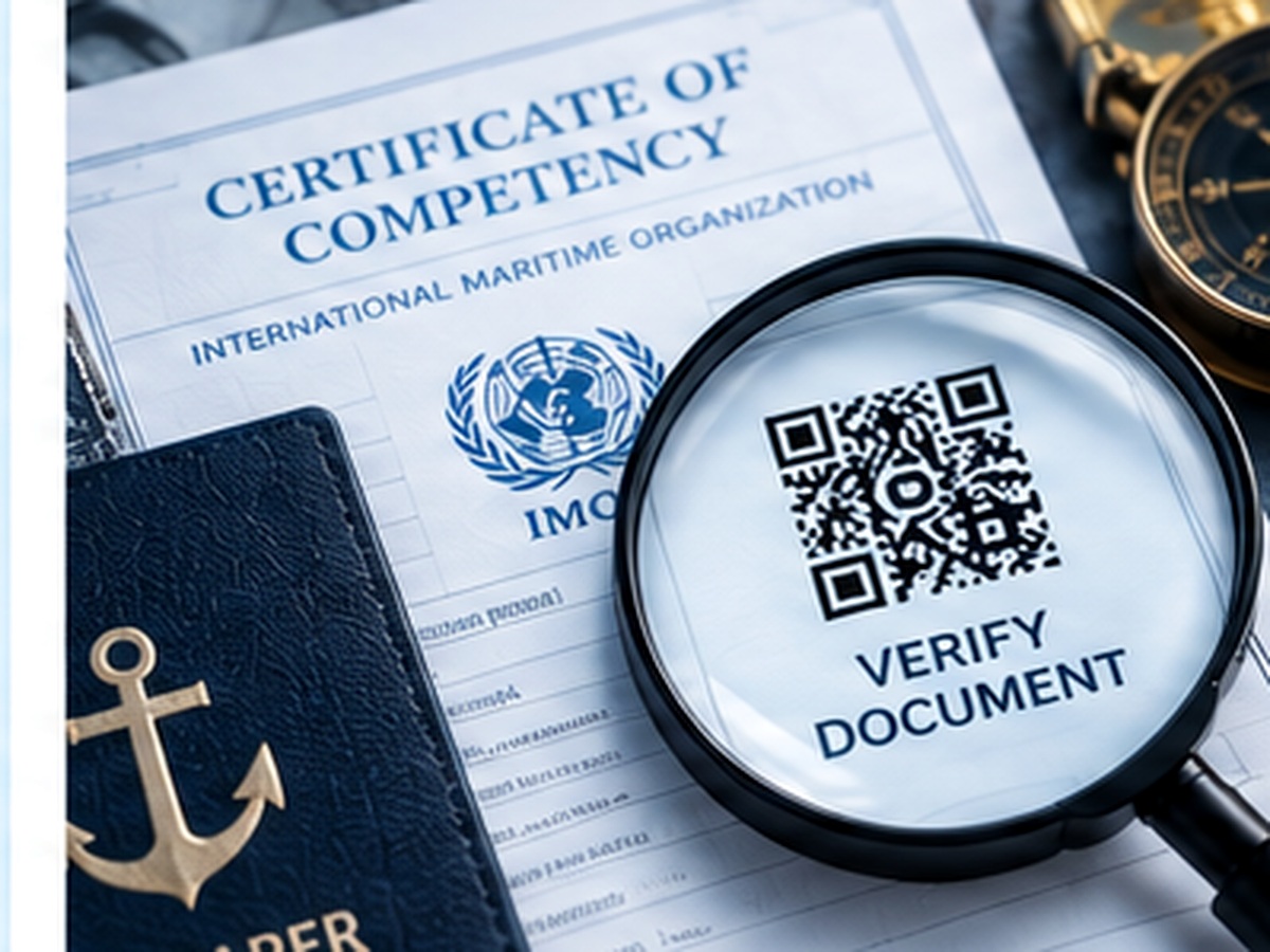 Maritime certificate verification