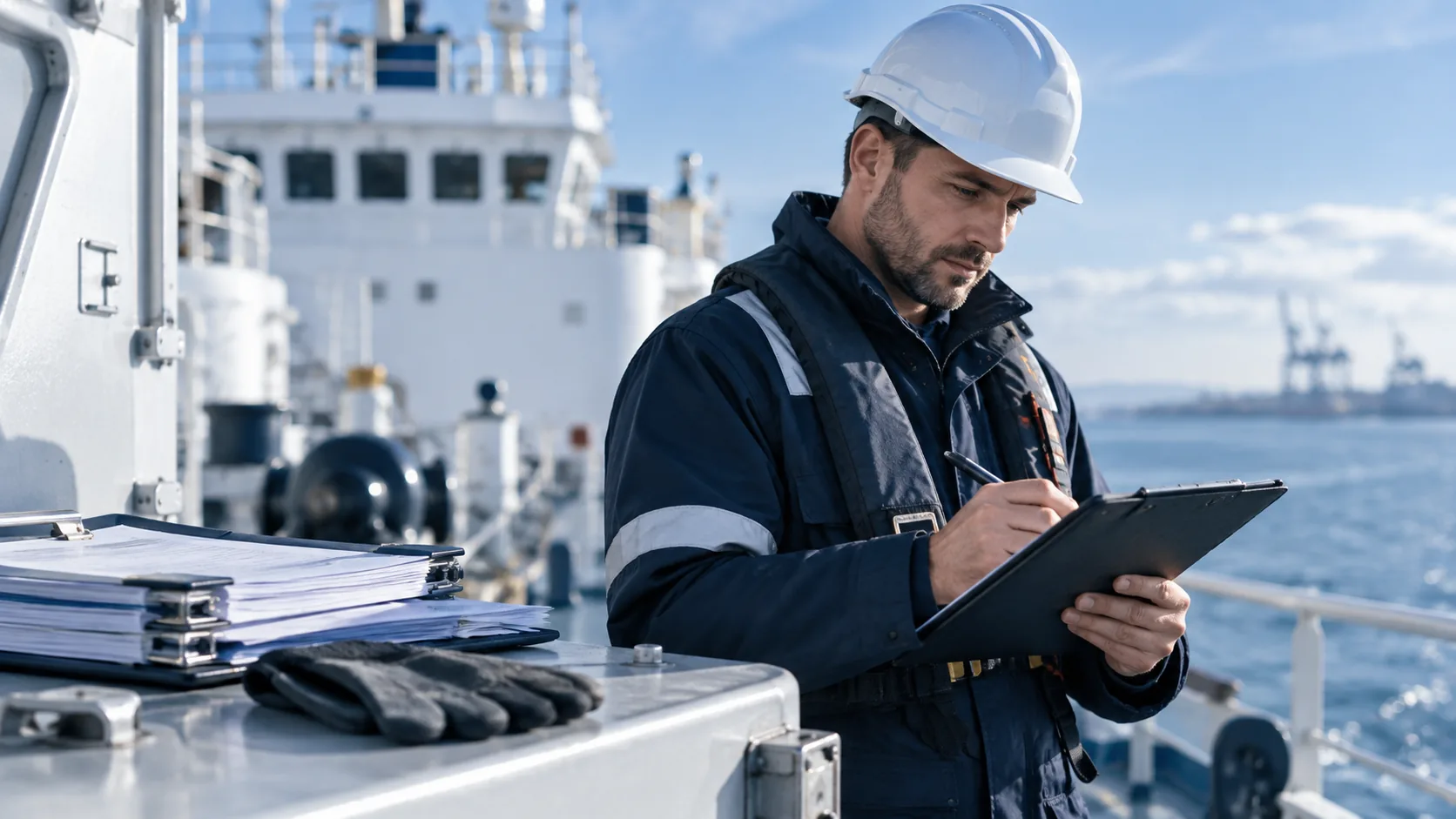 Vessel survey and maritime compliance